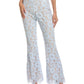 Michael Kors Floral Lace Paillette Flare Pant