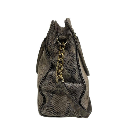 Leather Handbag Tote Bag (Pre-Owned)