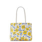 Bleecker Sunshine Floral Printed Pvc Large Tote