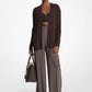 Ribbed Cashmere Blend Cardigan