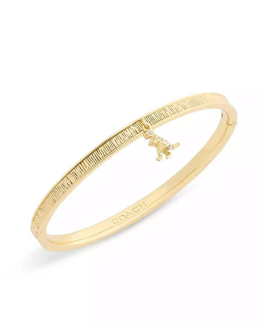 Gold Plated Rexy Charm Bangle Bracelets