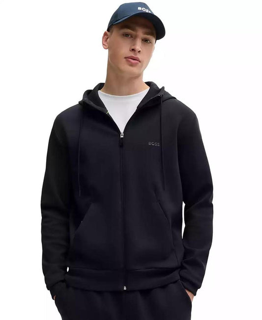 Men's Logo Print Zip-Up Hoodie