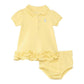 Ruffled Cotton Polo Dress & Bloomer (Toddler)