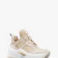Olympia Metallic Logo Jacquard Trainer