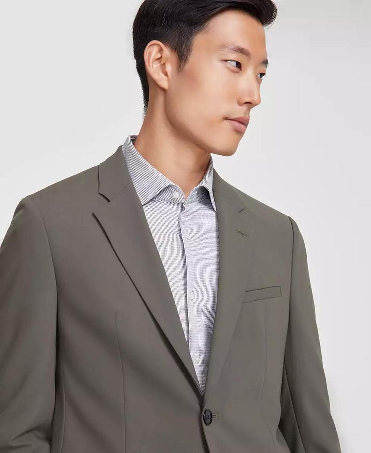 Men's Modern-Fit Solid Suit Separate Jacket