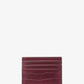 Rivington Crocodile-Embossed Tall Card Case