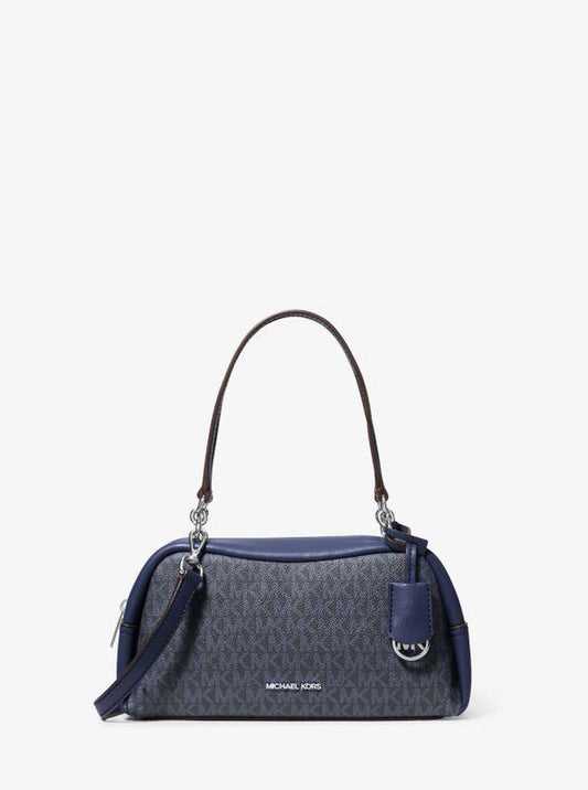 Cecily Small Signature Logo Shoulder Bag