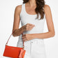 Vincent Medium Saffiano Leather Pochette with Signature Logo Card Case