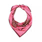 Linear Bloom Silk Square Scarf
