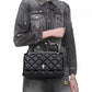The Quilted Dual Convertible Shoulder Bag