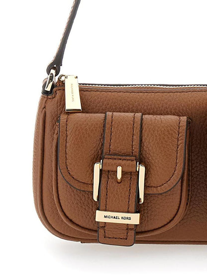 Michael Michael Kors Zoe Small Pebbled Pochette Bag