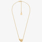 Pavé Logo Intertwined Necklace