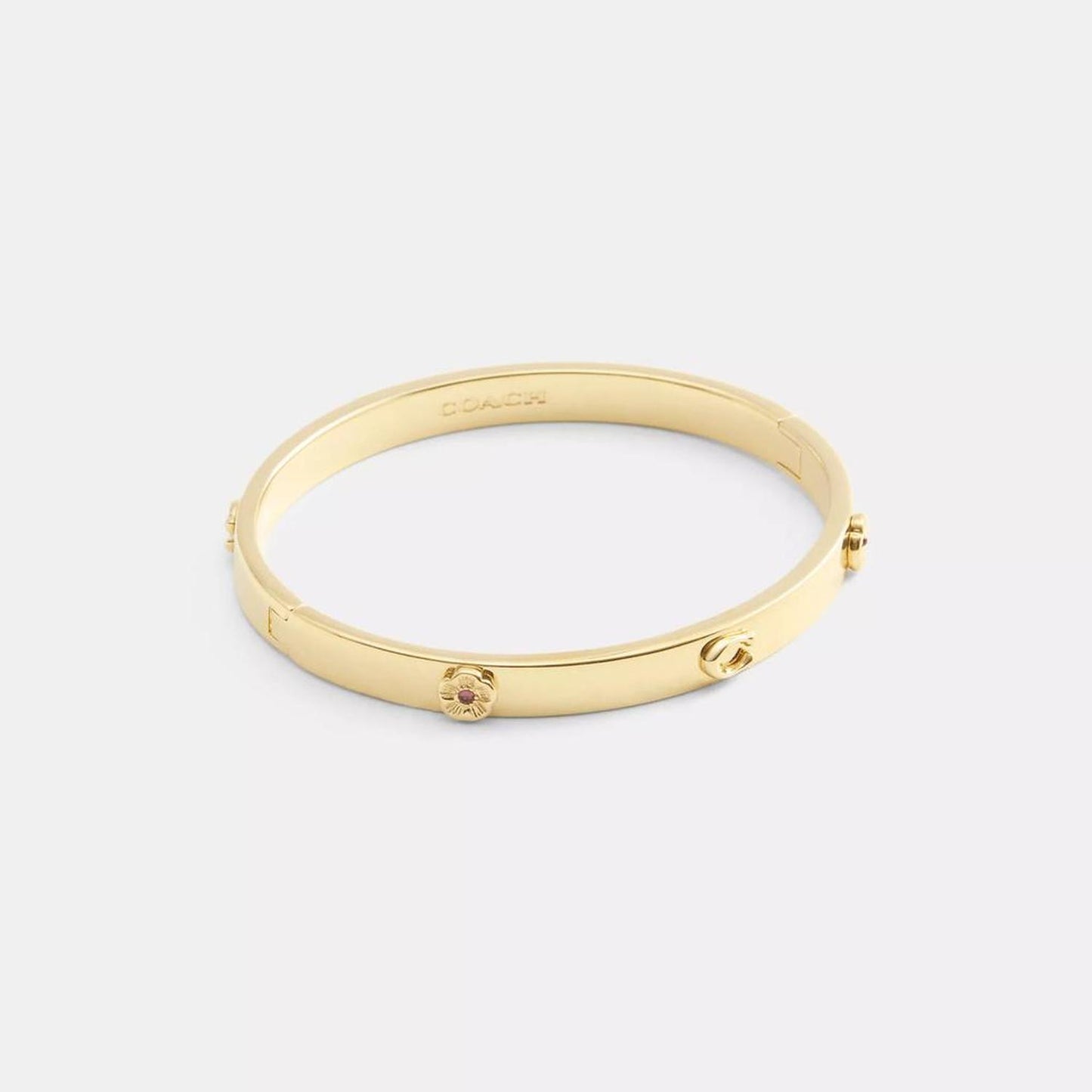 Tea Rose Signature Hinged Bangle