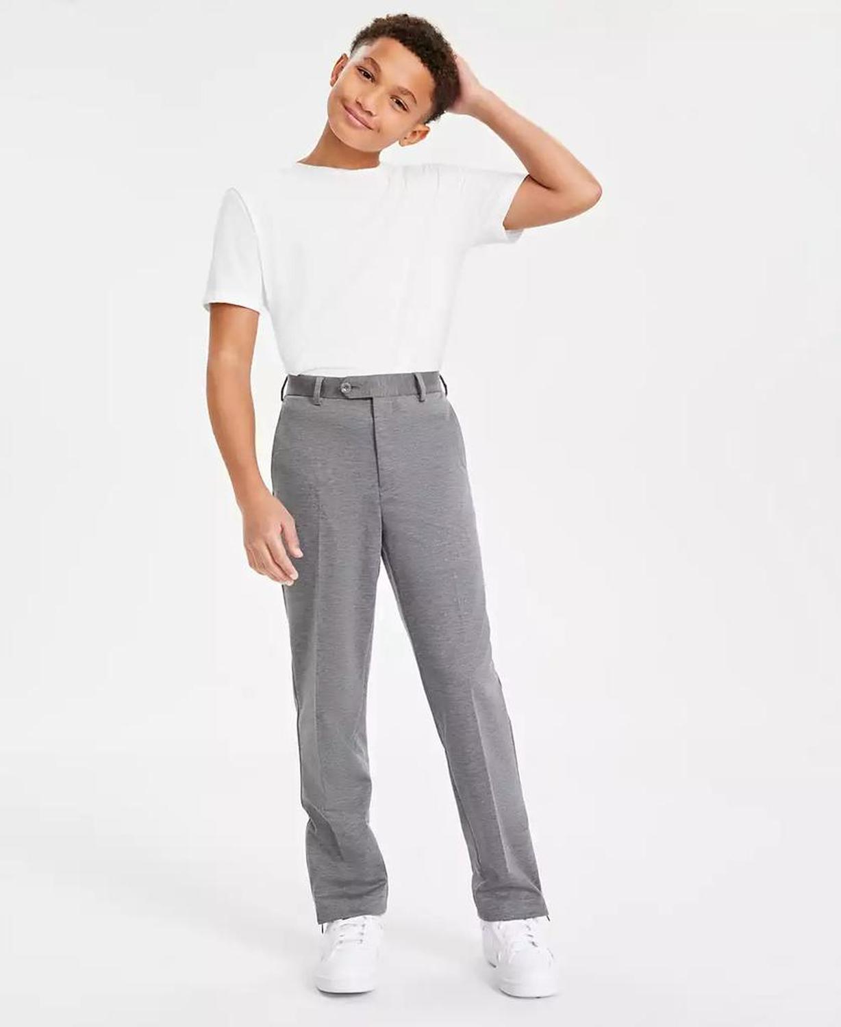 Big Boys Knit Stretch Dress Pant