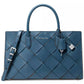 Scarlett Medium Woven Leather East West Satchel