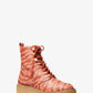 Haskell Animal Print Logo Canvas Boot