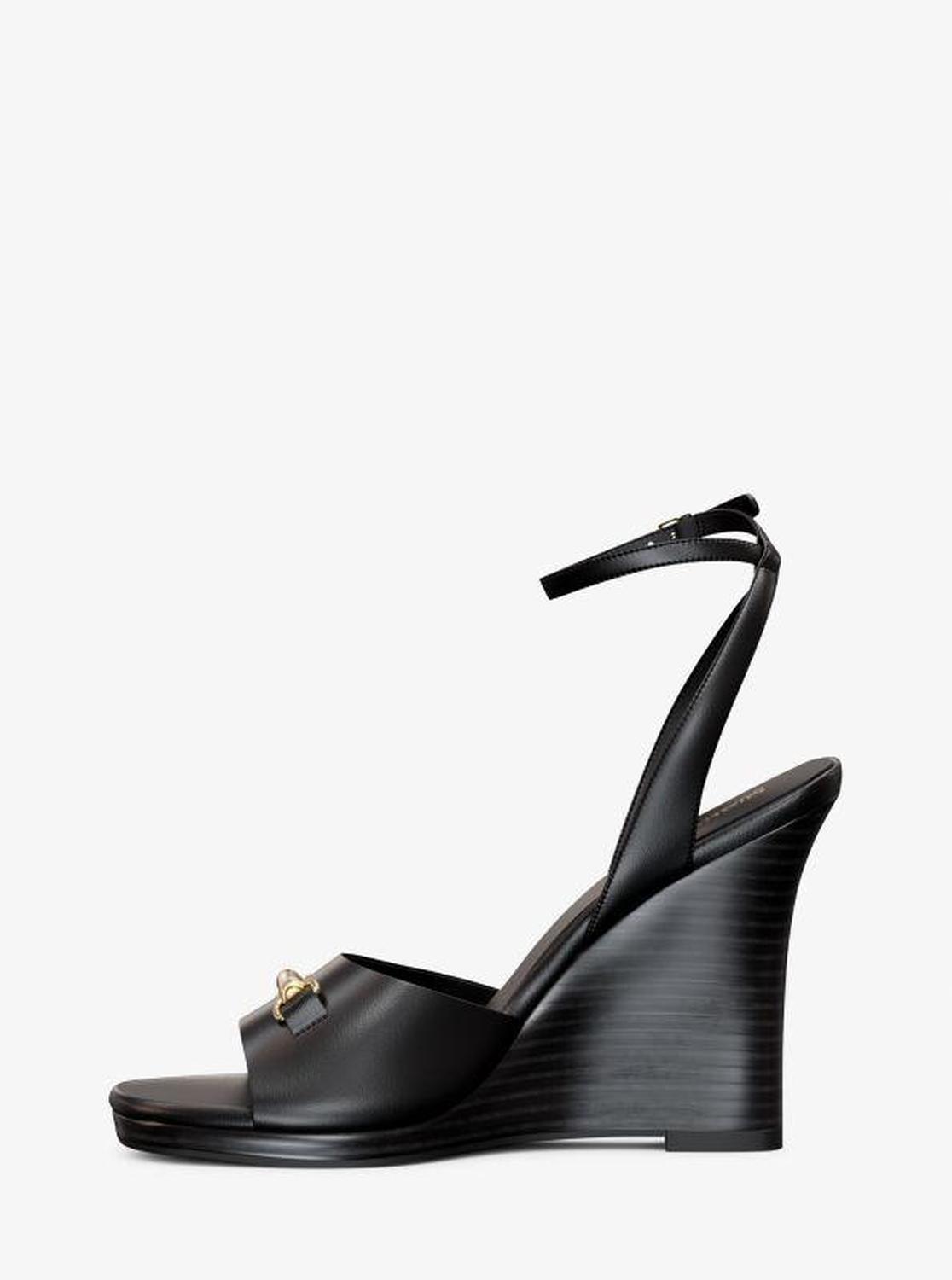 Carson Leather Wedge Sandal
