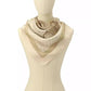 Stacked Tabby Bags Print Silk Square Scarf