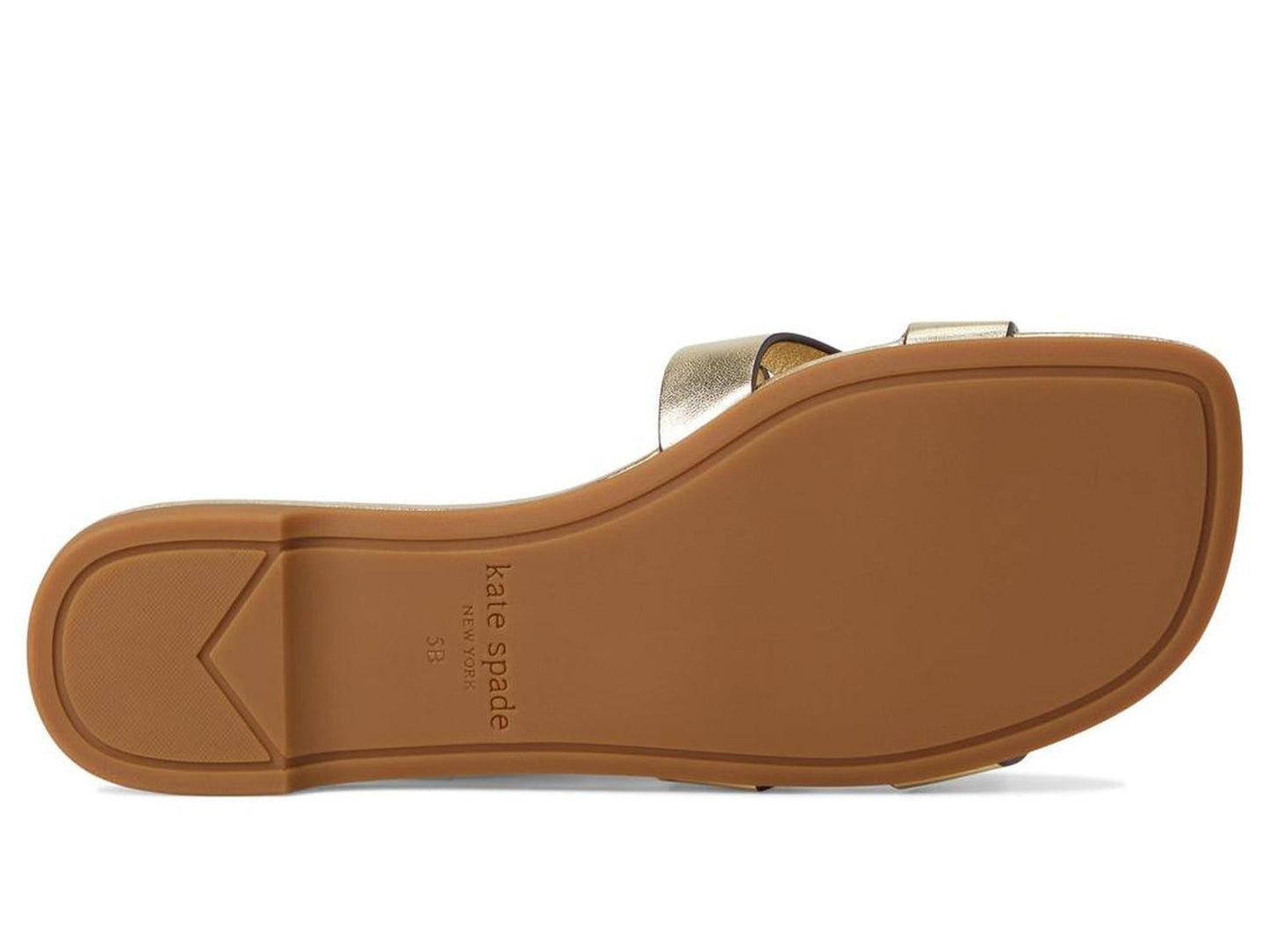 Duo Metallic Leather Slide Sandal