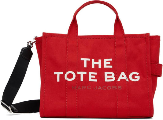 Red 'The Canvas Medium' Tote