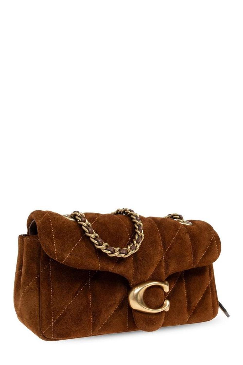 Coach Tabby Quilted Chain Linked Crossbody Bag