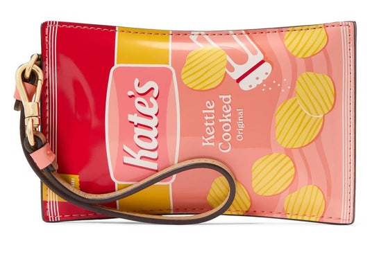 Snack Time Patent Card Case Wristlet