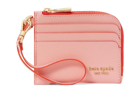 Devin Pop Trim Card Case Wristlet
