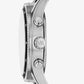 Oversized Hadyn Pavé Silver-Tone Watch