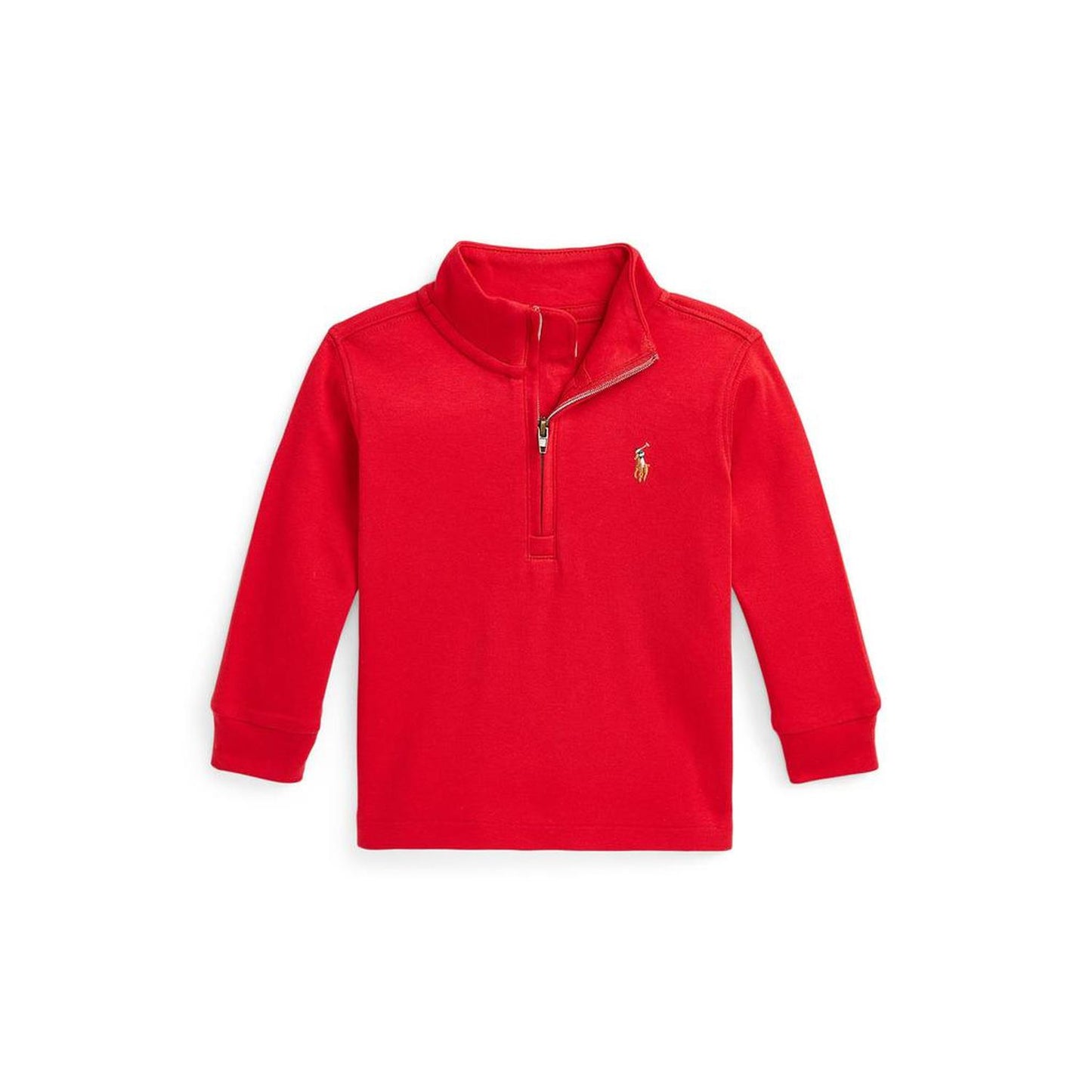 Cotton Interlock Quarter-Zip Pullover (Infant)