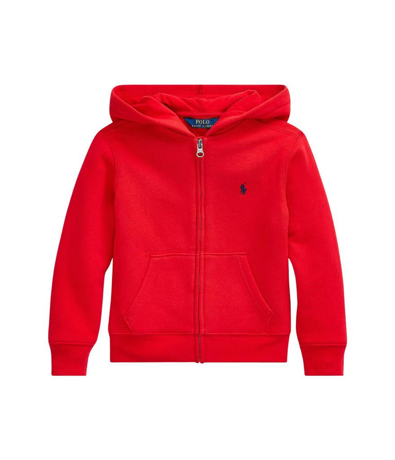 Cotton Blend Fleece Hoodie (Little Kids)