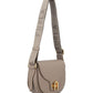 Furla Logo Plaque Foldover-Top Shoulder Bag