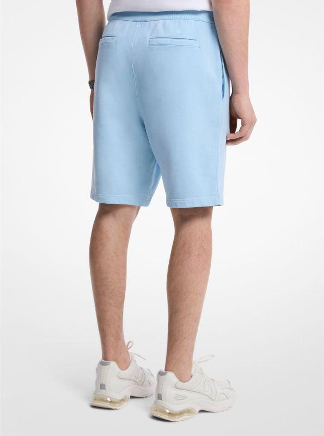 Garment-Dyed Cotton Shorts