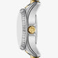 Micro Lexington Pavé Two-Tone Watch