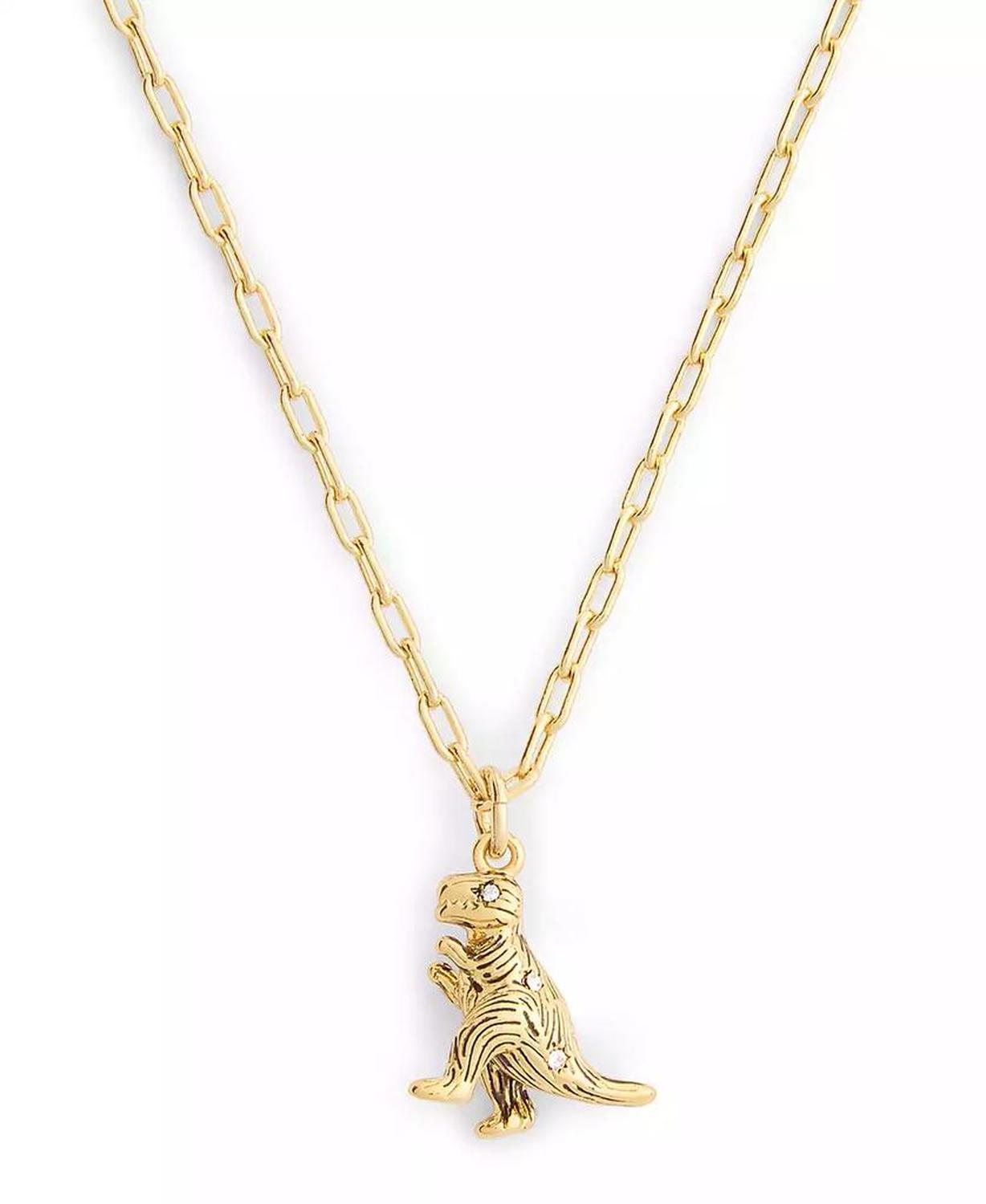 Gold Plated Rexy Pendant Necklace