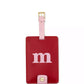 New York Just Mine Initial Luggage Tag, M