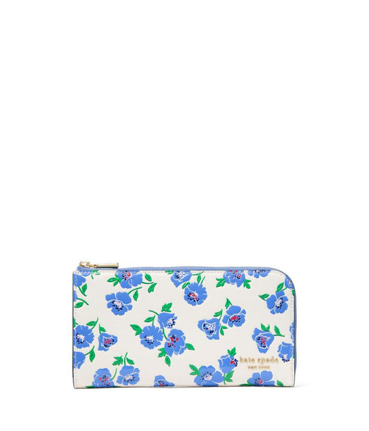 Devin Springtime Blooms Zip Around Continental Wallet