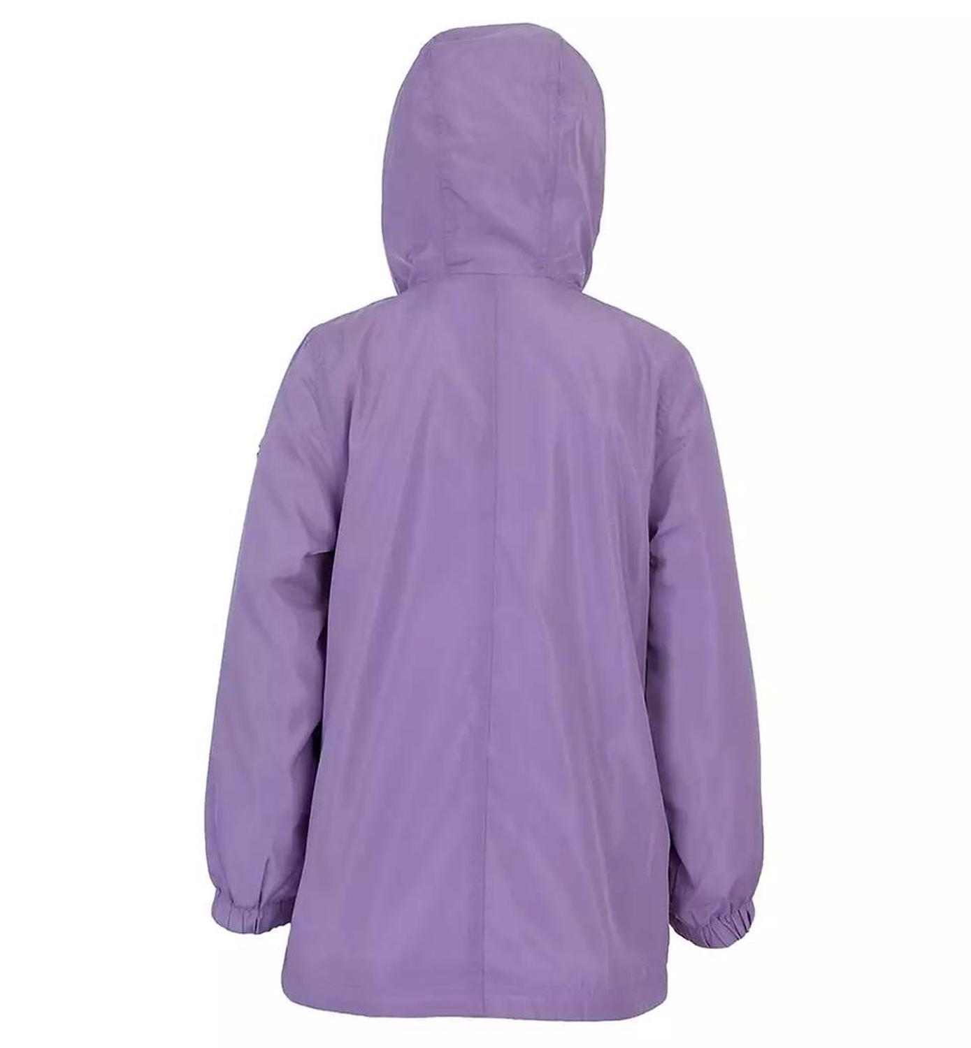 Toddler and Little Girls Fleece Lined Rain Jacket