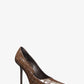 Winona Crocodile Embossed Leather Pump