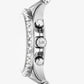 Oversized Everest Pavé Silver-Tone Watch