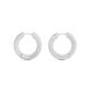 Signature C Minimal Hoop Earrings