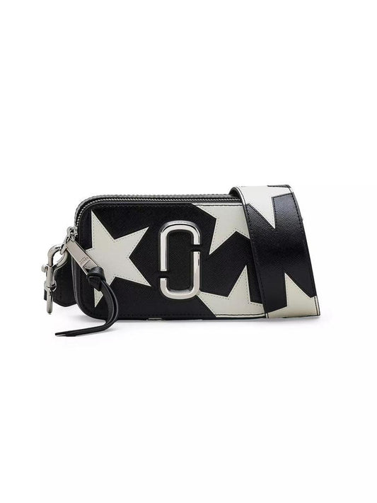 The Star Patchwork Leather Snapshot Crossbody Bag