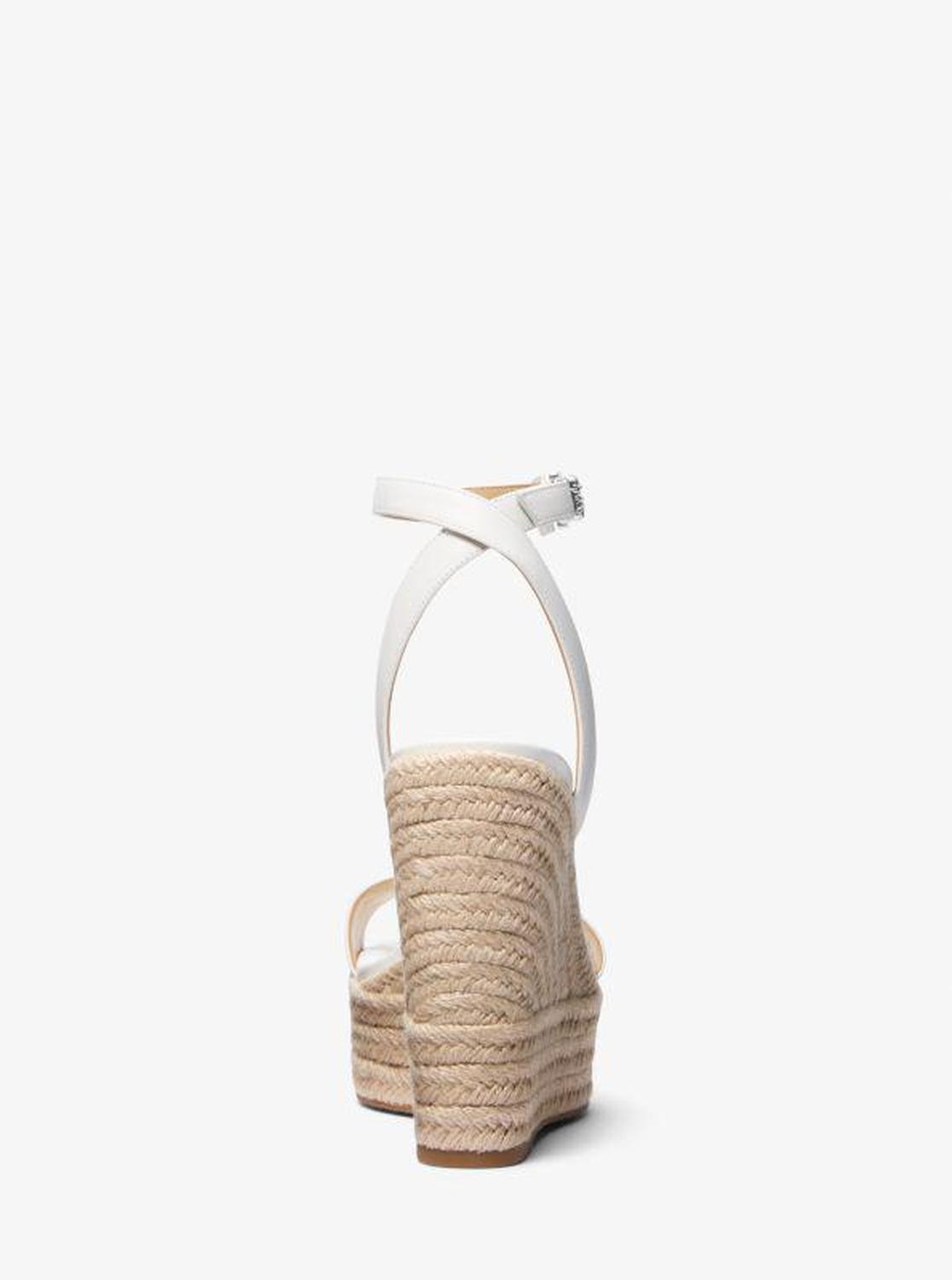 Leighton Leather Wedge Sandal