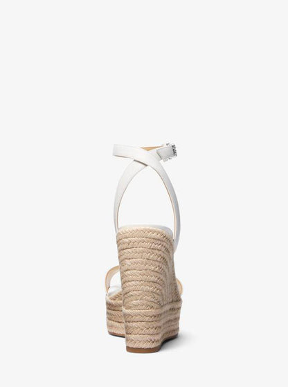 Leighton Leather Wedge Sandal
