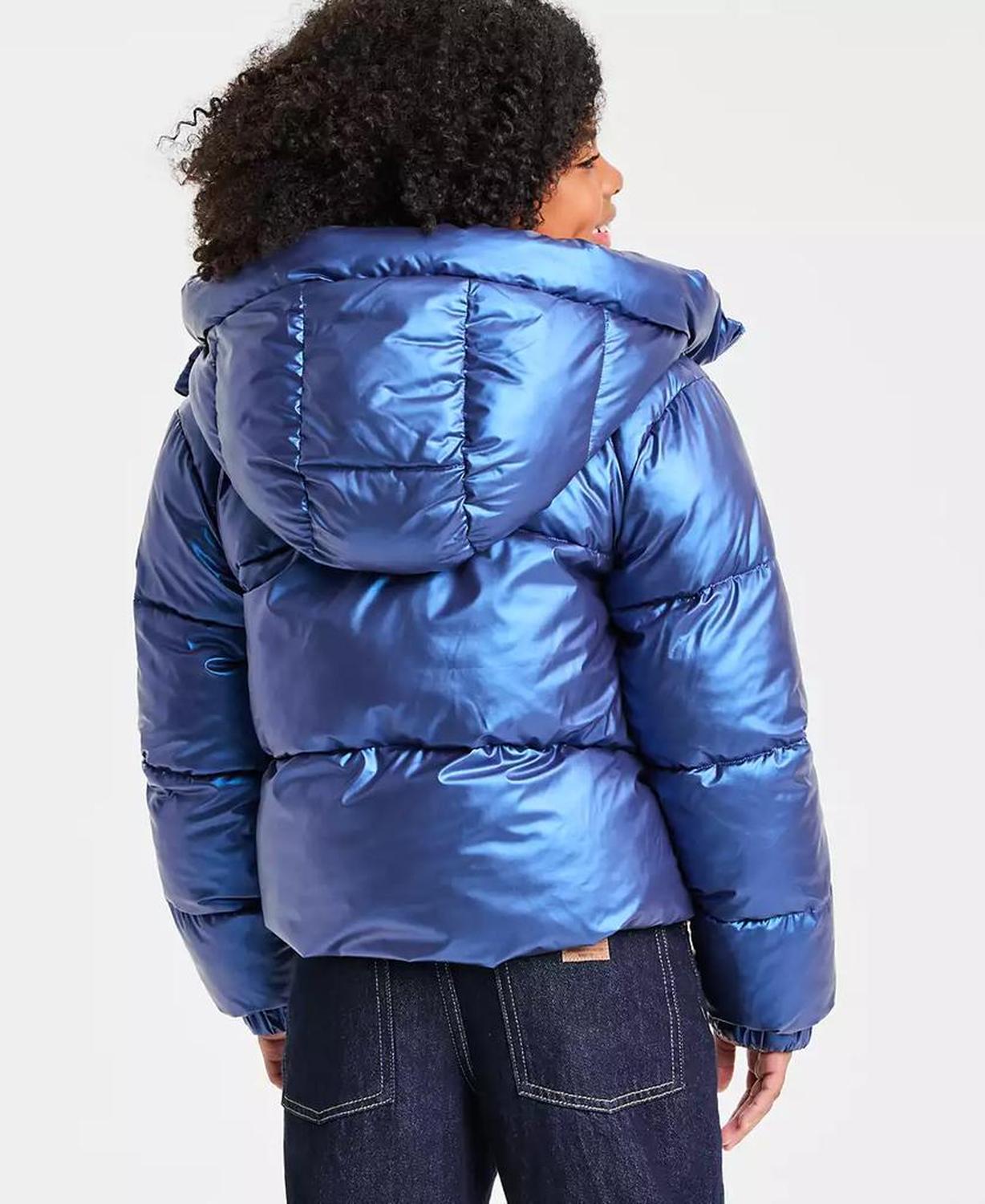Big Girls Hooded Puffer Jacket