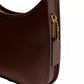 Small Glovetanned Leather Curve Zip Bag