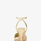 Elyse Crackled Metallic Leather Sandal