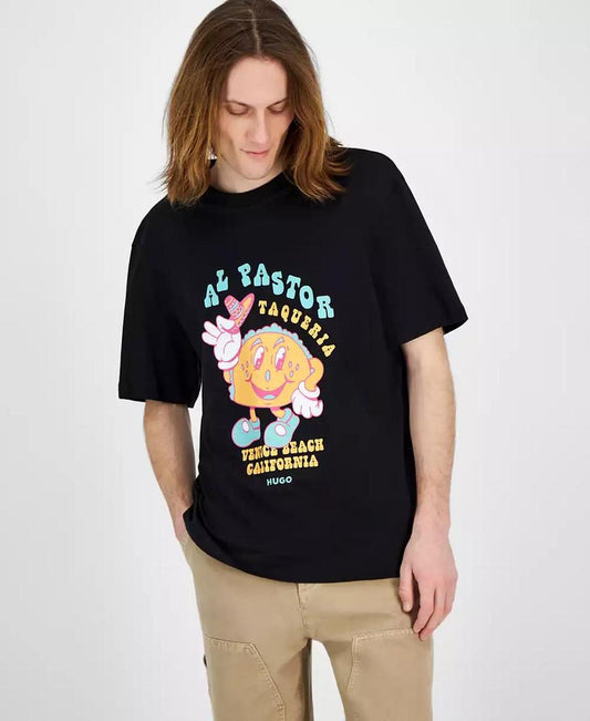 Men's Nugotacos Short Sleeve Crewneck Graphic T-Shirt