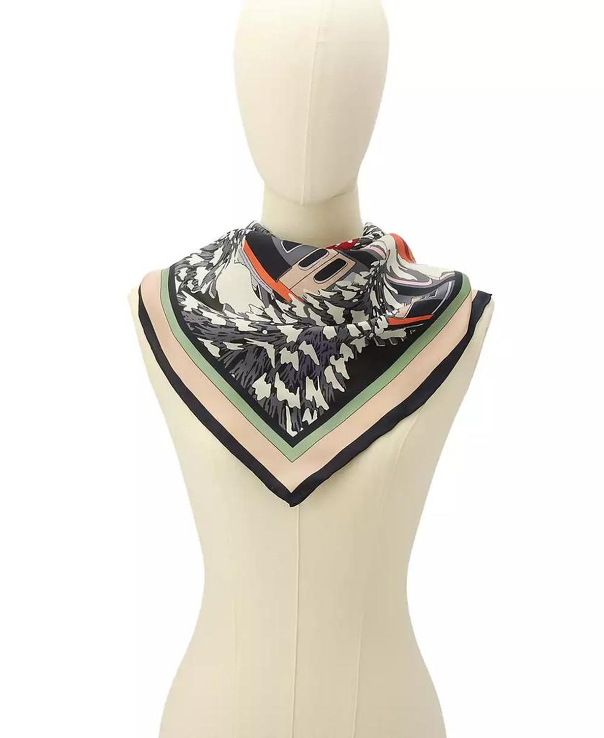 Women's Snow Globe Square Scarf