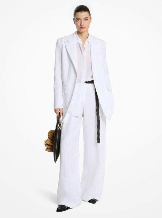 Linen Boyfriend Blazer