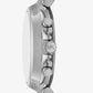 Maren Silver-Tone and Crocodile Embossed Leather Watch